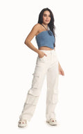 Pantalón Marfil Cargo - Navissi Clothing ♡