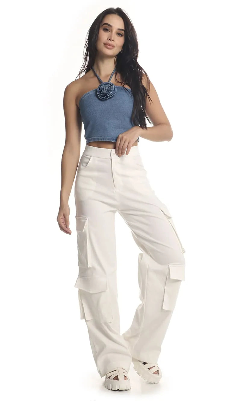 Pantalón Marfil Cargo - Navissi