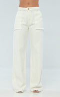 Pantalón Marfil Bolsillos