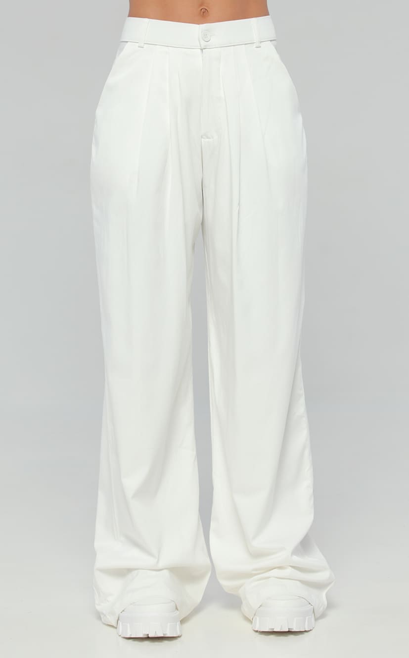 Pantalón Marfil Bota Recta - Navissi