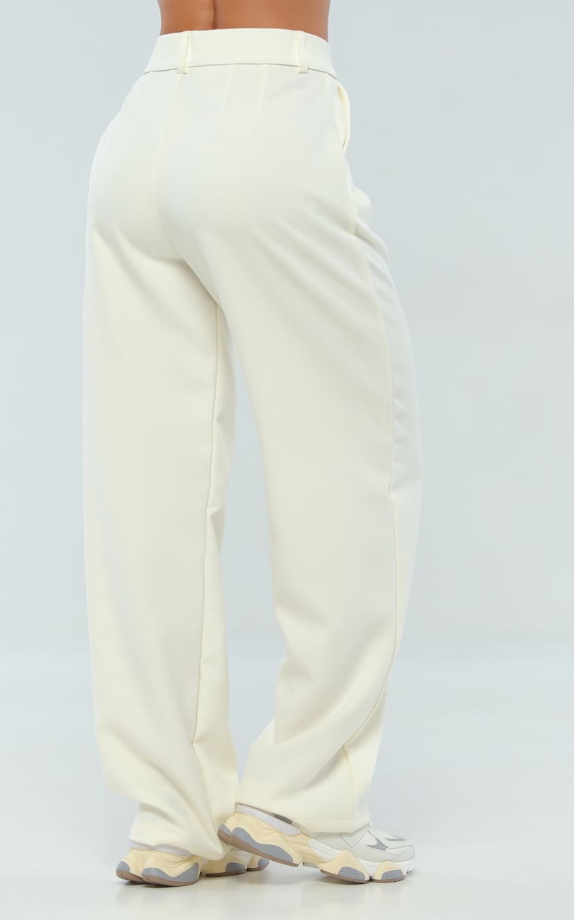 Pantalón Marfil Tipo Sastre