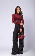 Pantalón Negro Cargo