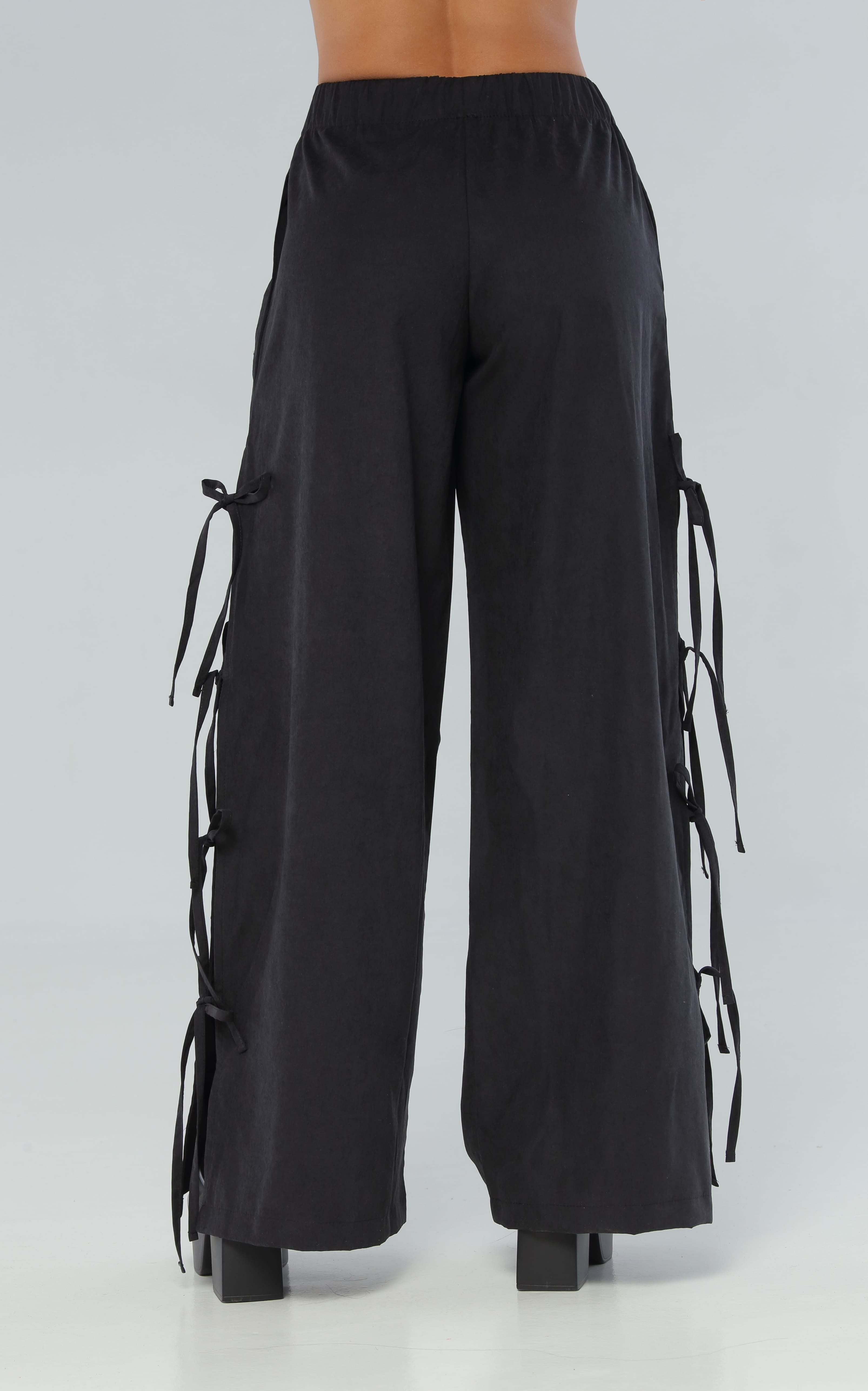 Pantalón Negro Abertura