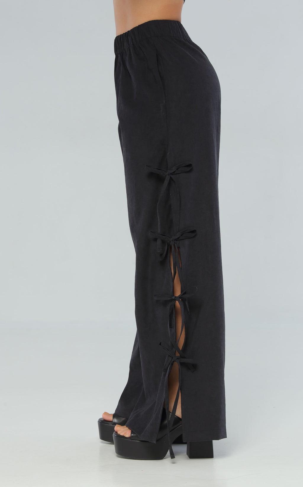 Pantalón Negro Abertura