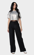 Pantalón Negro Palazzo