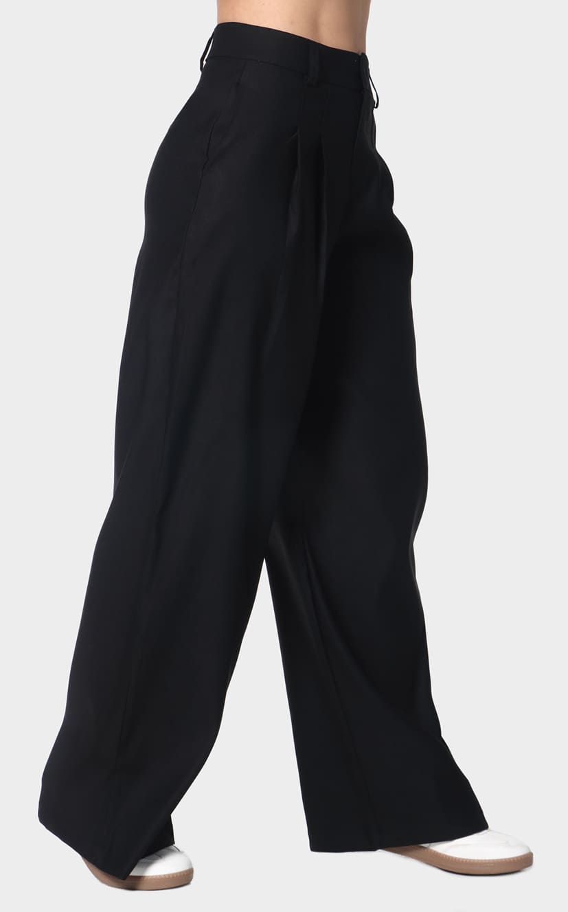 Pantalón Negro Palazzo