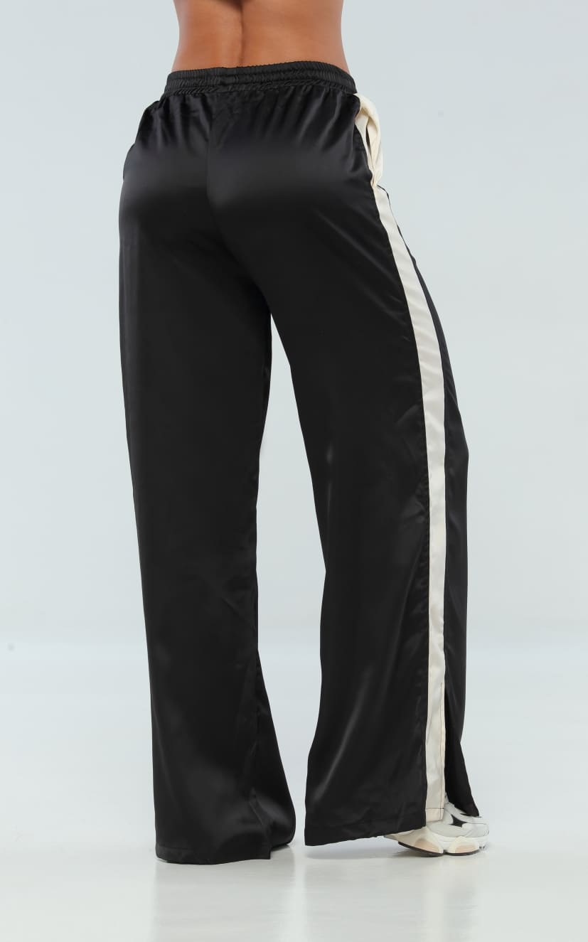 Pantalón Negro Contraste