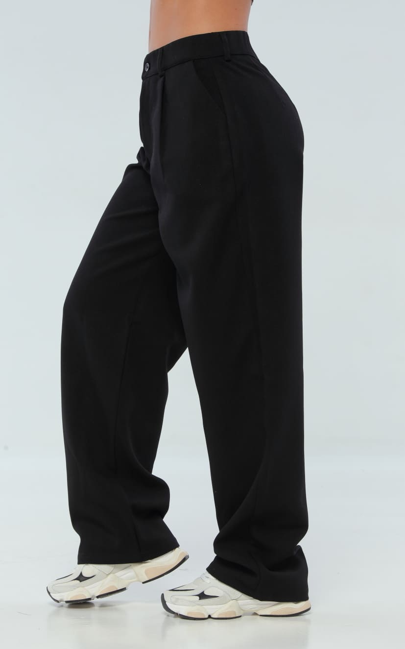 Pantalón Negro Tipo Sastre