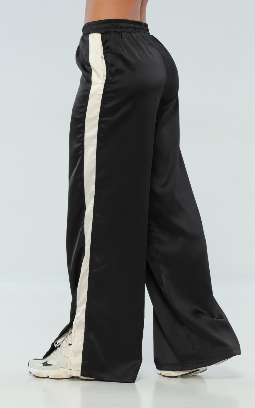 Pantalón Negro Contraste