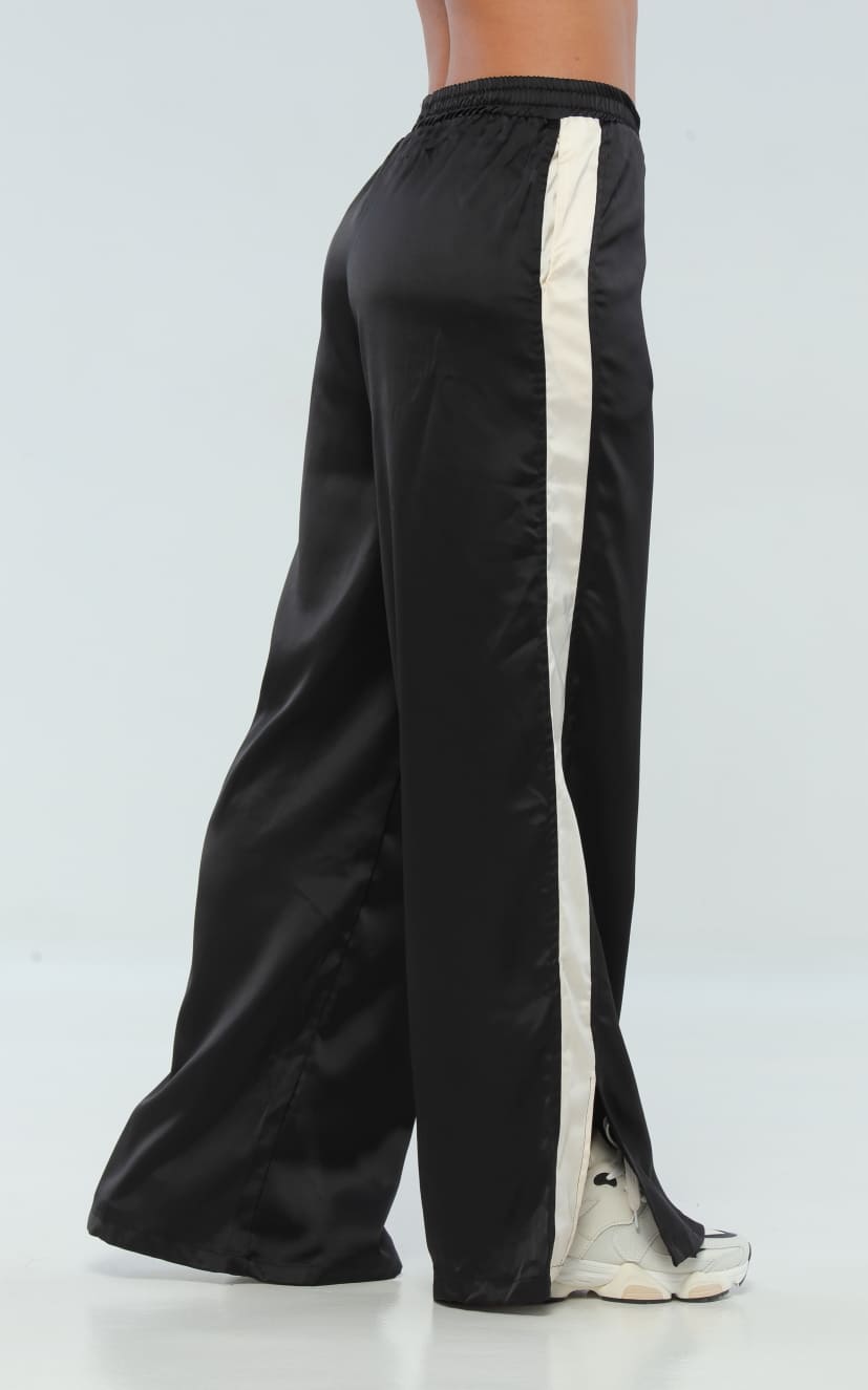 Pantalón Negro Contraste
