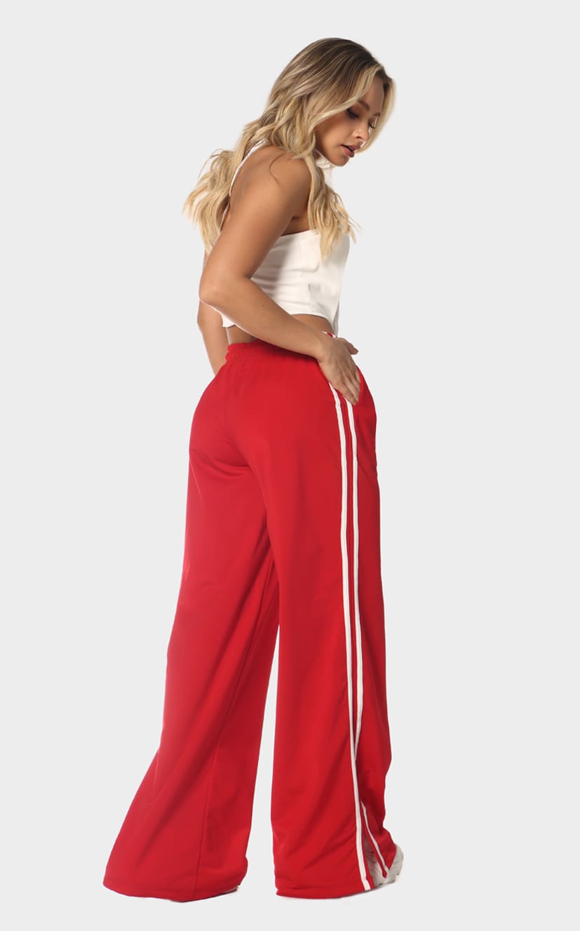 Pantalón Rojo Líneas