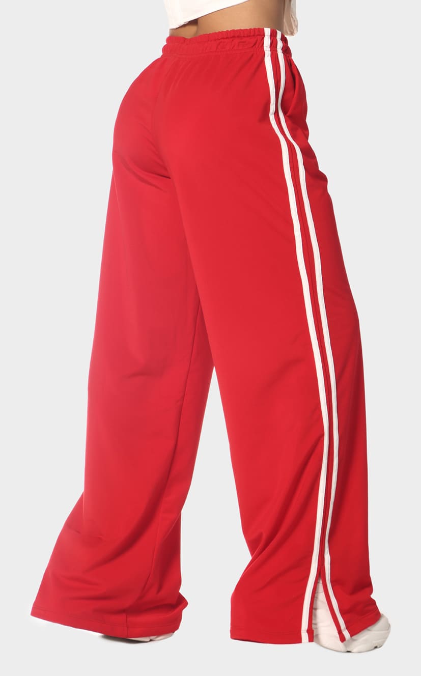 Pantalón Rojo Líneas