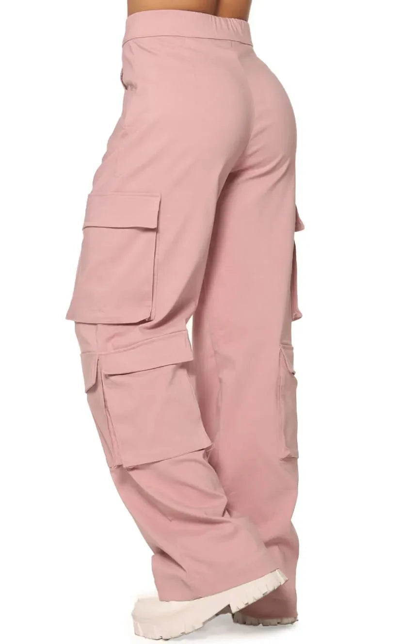 Pantalón Rosa Viejo Cargo - Navissi Clothing ♡