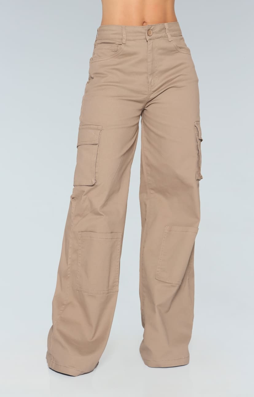 Pantalón Tabaco Cargo