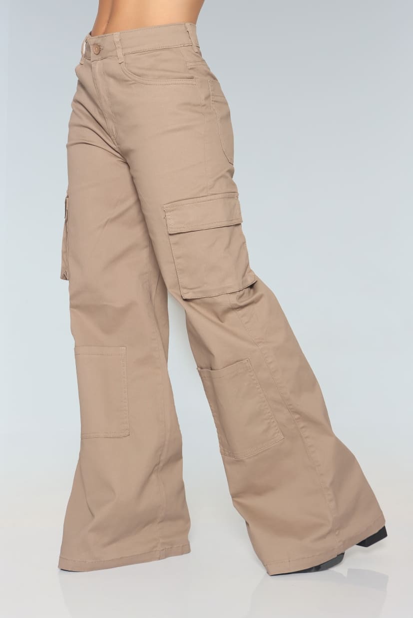 Pantalón Tabaco Cargo