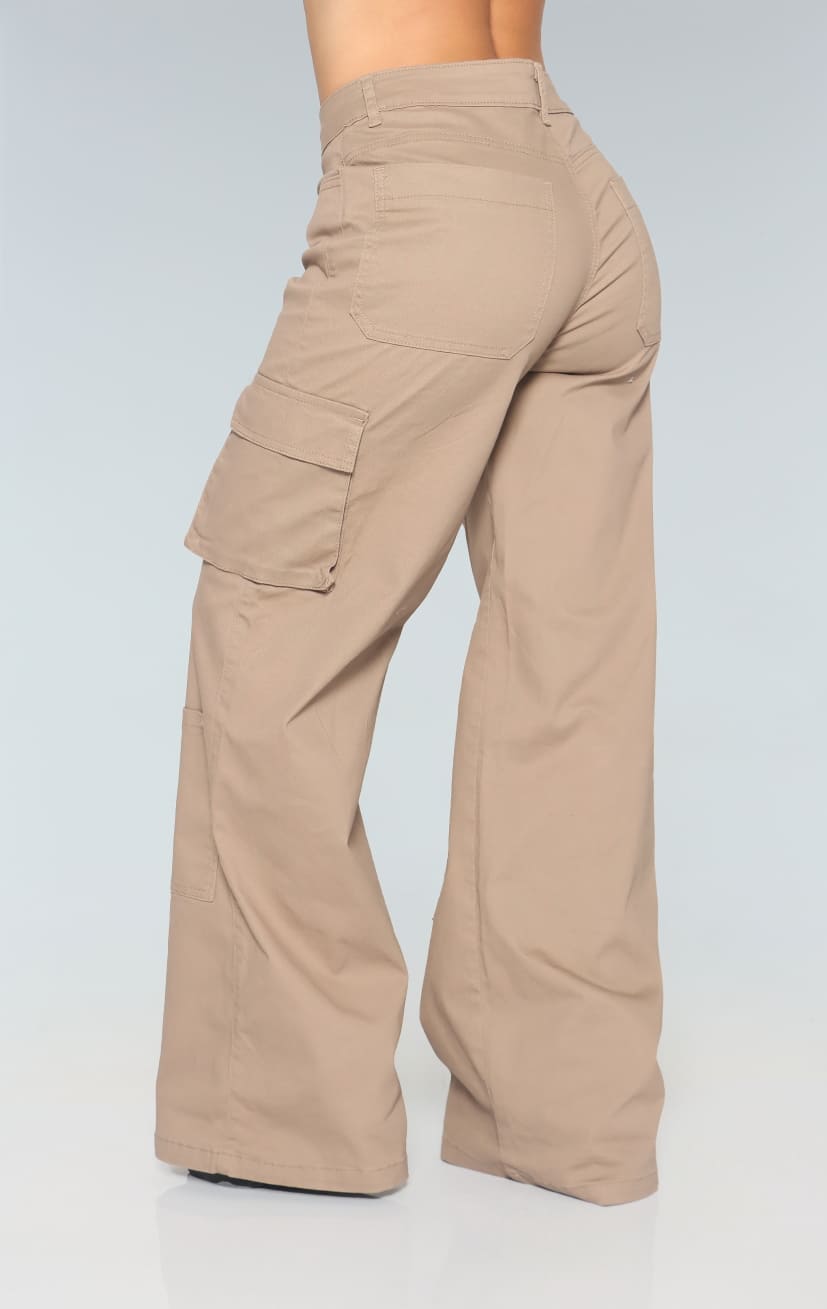 Pantalón Tabaco Cargo
