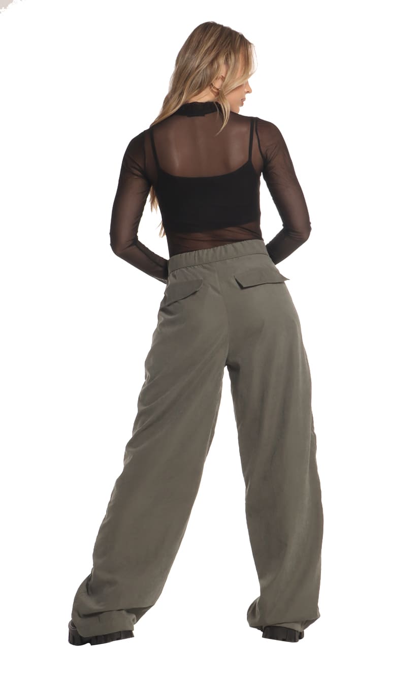 Pantalón Verde Cargo - Navissi Clothing ♡