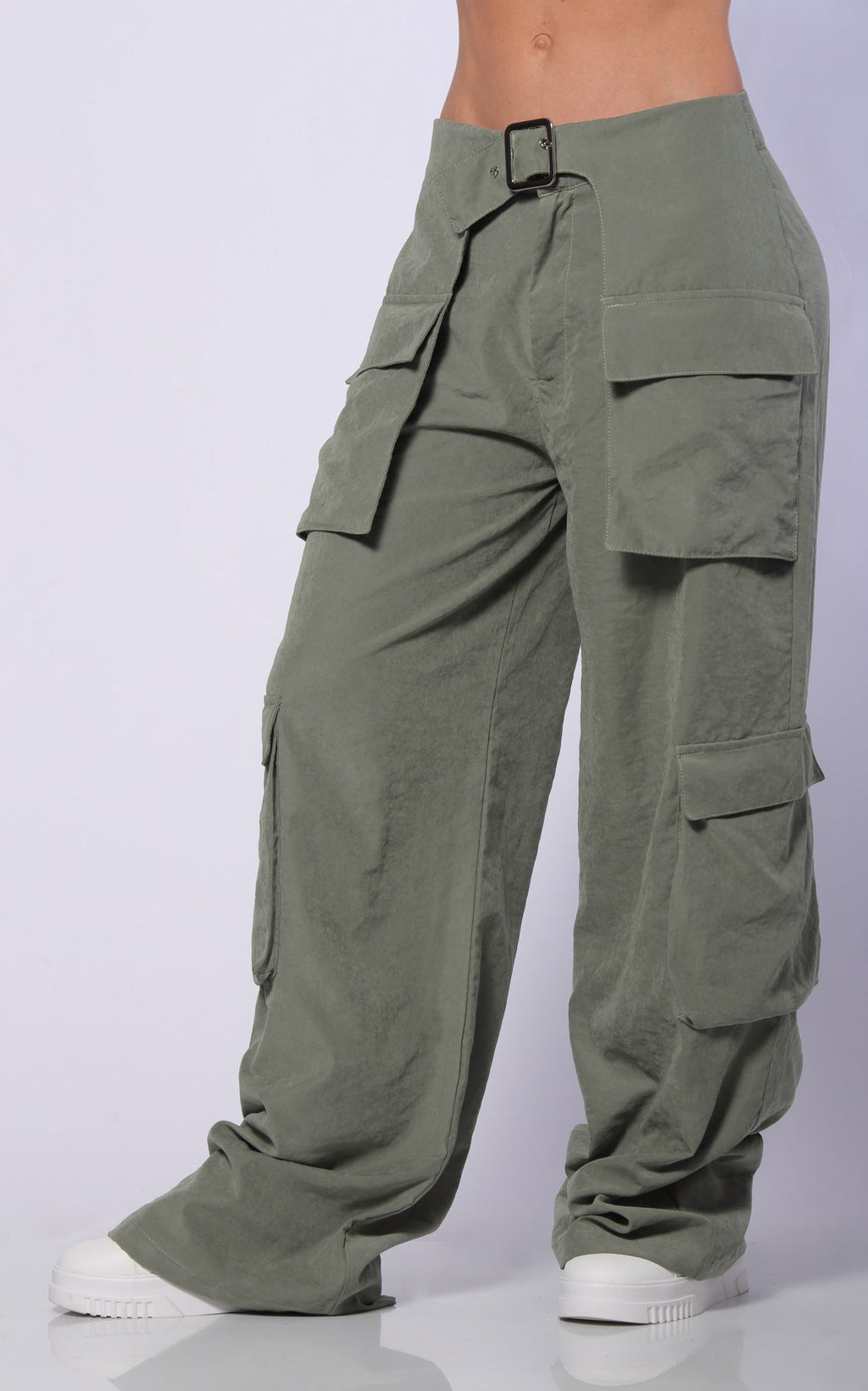 Pantalón Verde Pino Bolsillos