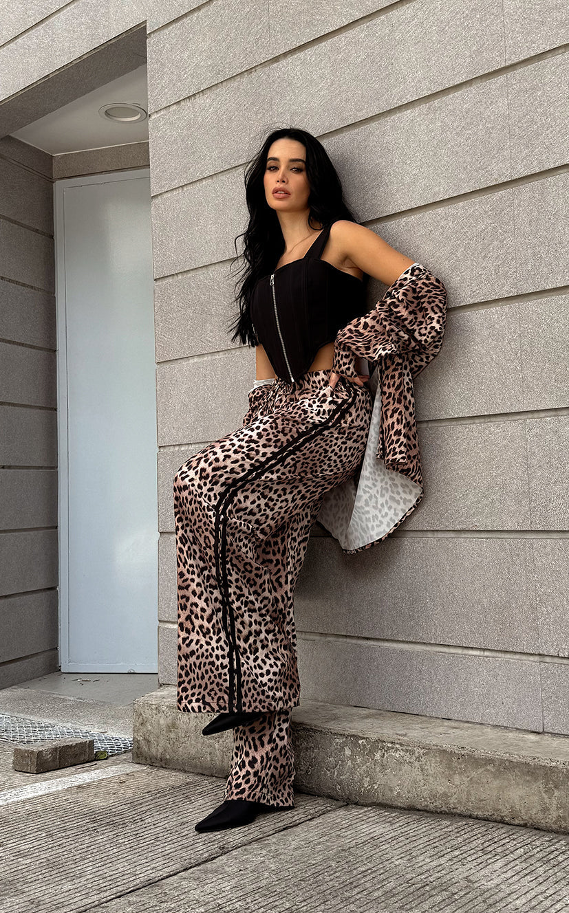 Camisa Animal Print Clásica