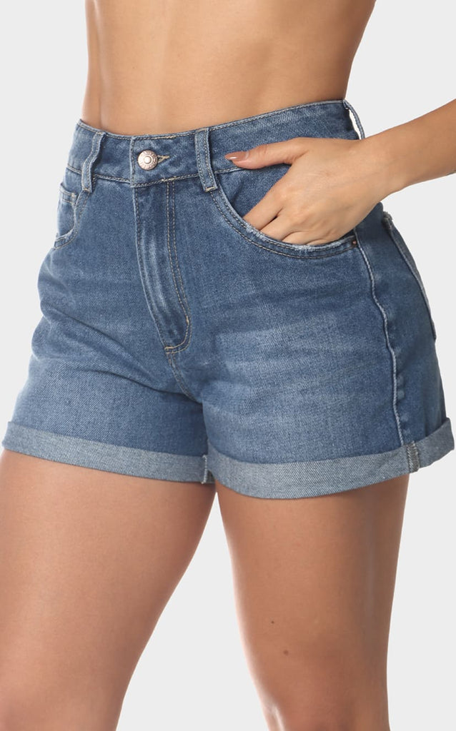 Short Azul Denim - Navissi