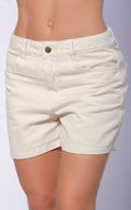 Short Marfil Denim