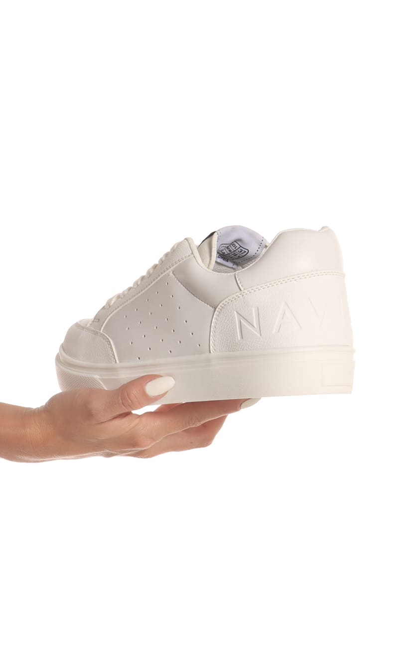 Tenis Blancos Talonera - Navissi Clothing ♡