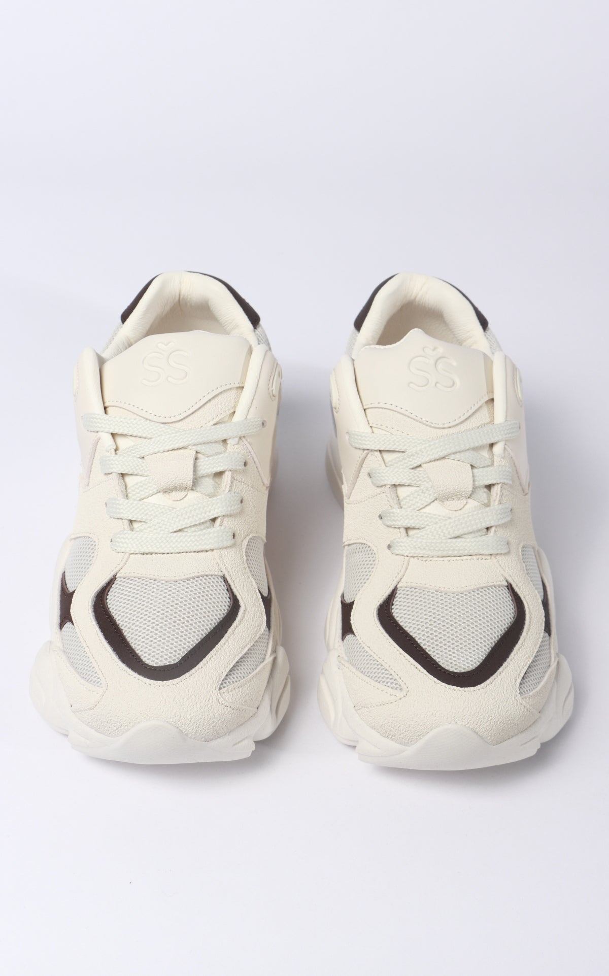 Ivory Platform Sneakers