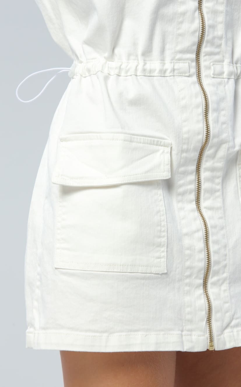 Vestido Marfil Denim