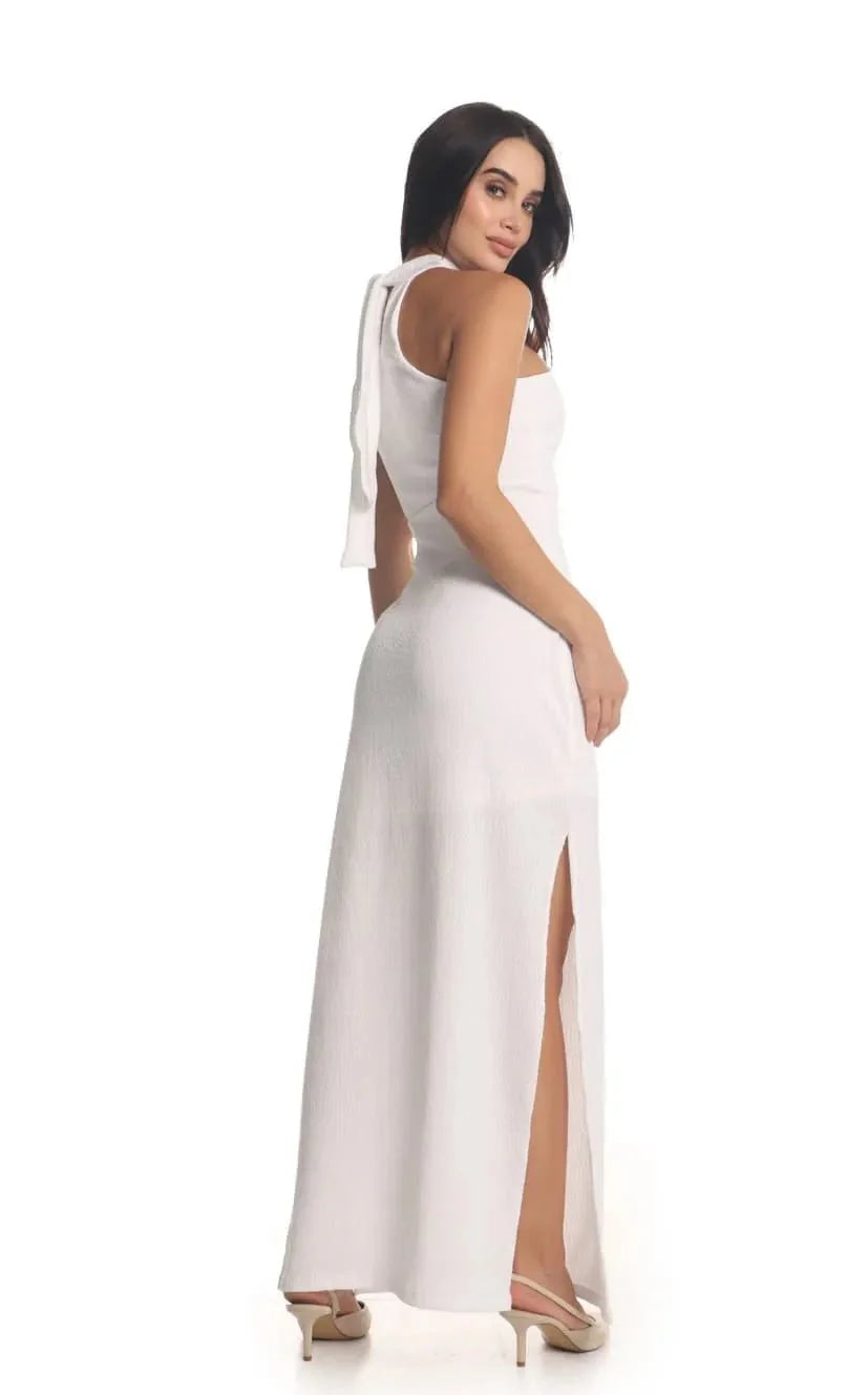 Vestido Marfil Midi - Navissi Clothing ♡