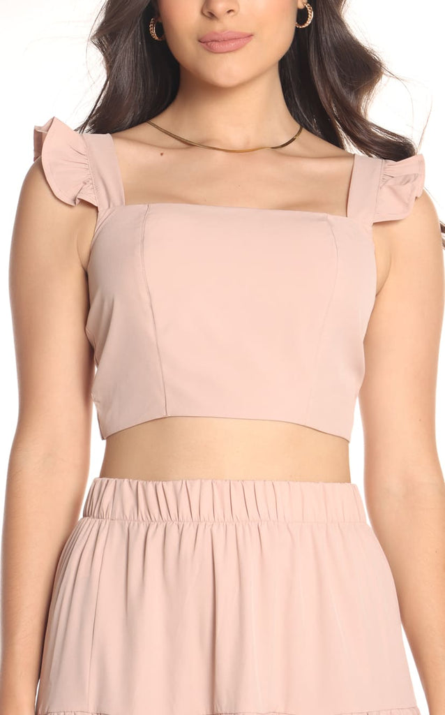 Blusa Crop Palo De Rosa - Navissi Clothing ♡