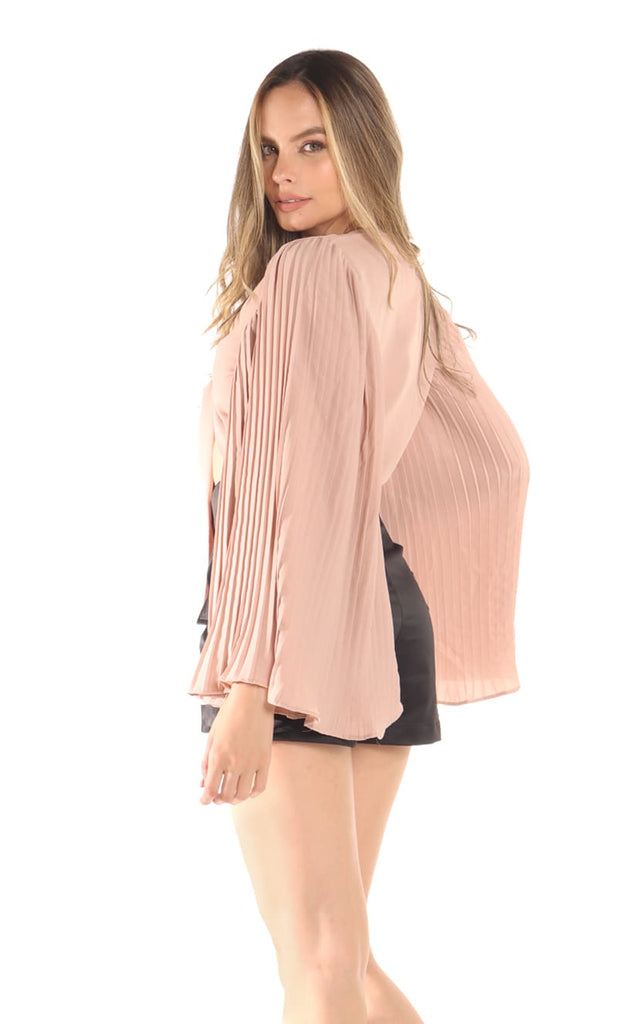 Blusa Rosa Claro Plisada - Navissi Clothing ♡