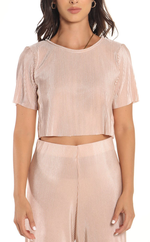 Blusa Rosa Viejo Cropped - Navissi Clothing ♡