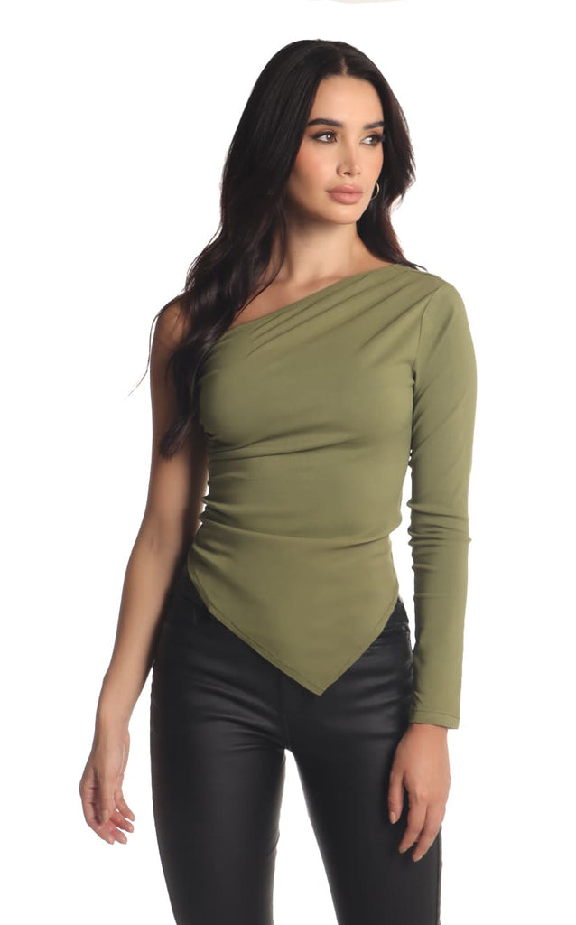 Blusa Verde Asimétrica - Navissi Clothing ♡