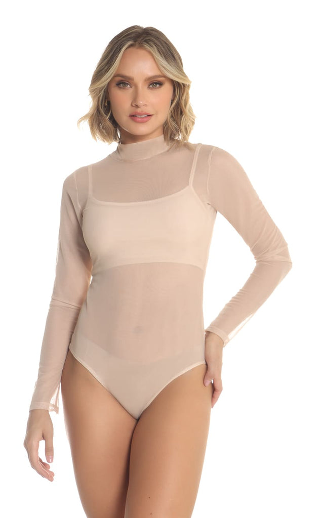 Body Beige En Transparencia - Navissi Clothing ♡