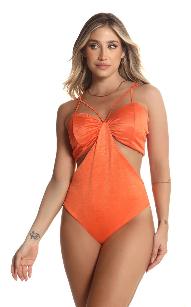 Body Naranja Cut Out - Navissi Clothing ♡