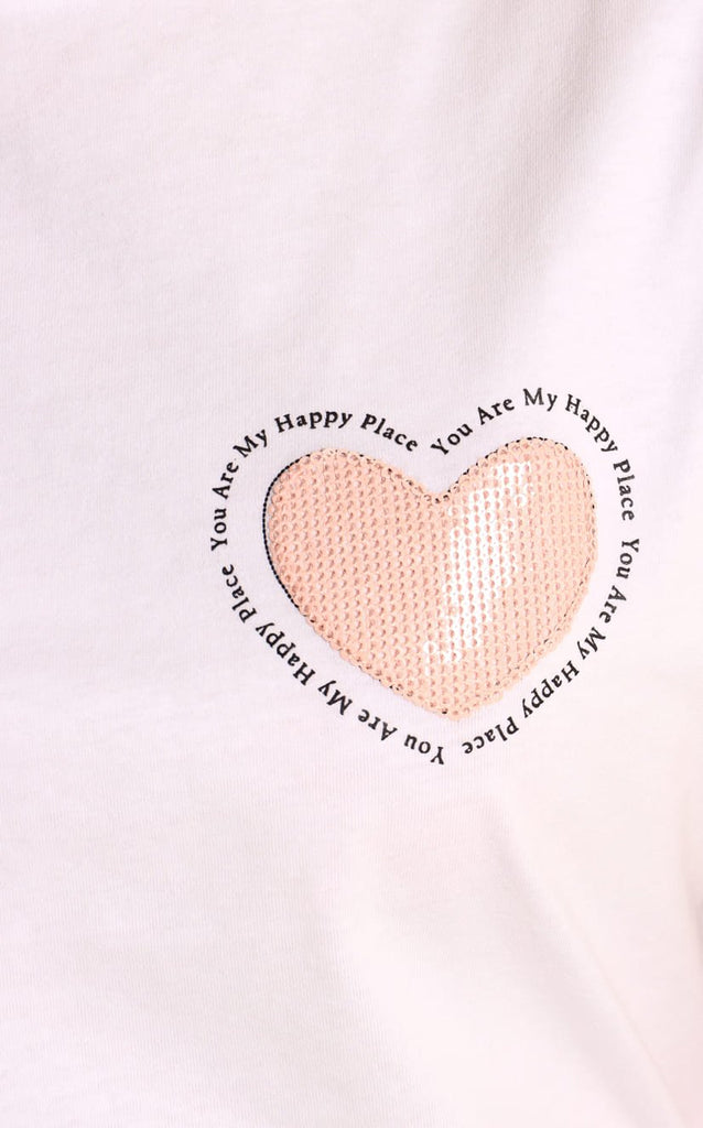 Camiseta Aplique Corazón - Navissi Clothing ♡