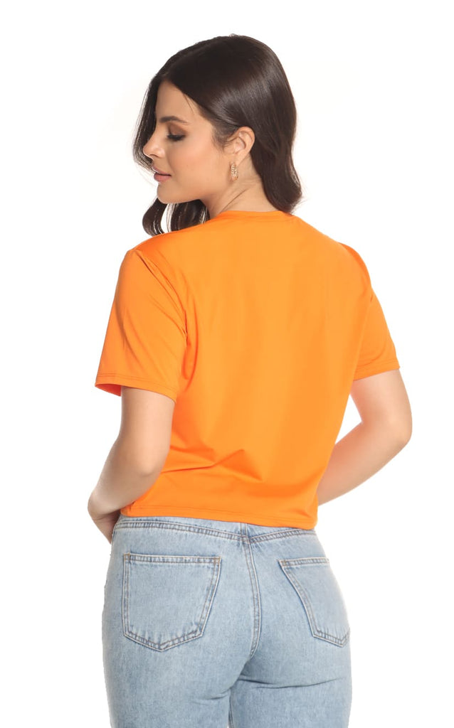 Camiseta Naranja Wellness - Navissi Clothing ♡