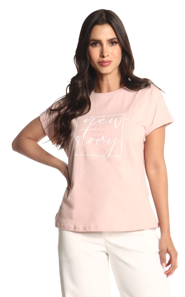 Camiseta Palo De Rosa New Story - Navissi Clothing ♡