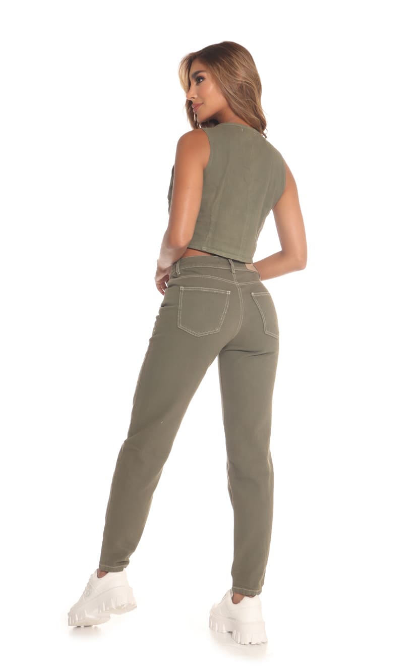 Chaleco Verde Bolsillos - Navissi Clothing ♡