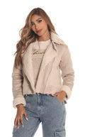 Chaqueta Arena Tipo Cropped - Navissi Clothing ♡