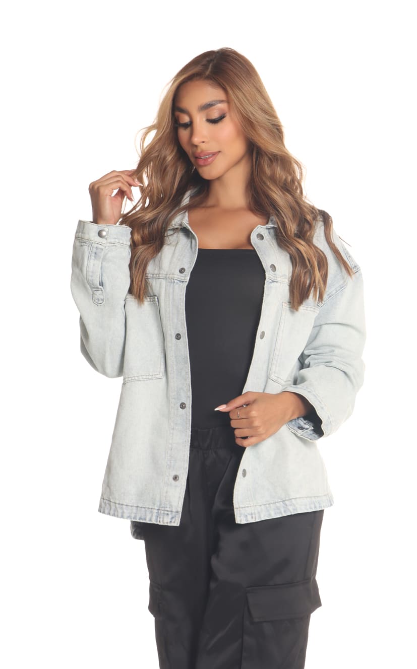 Chaqueta Azul Denim - Navissi Clothing ♡