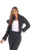 Chaqueta Negro Tipo Cropped - Navissi Clothing ♡