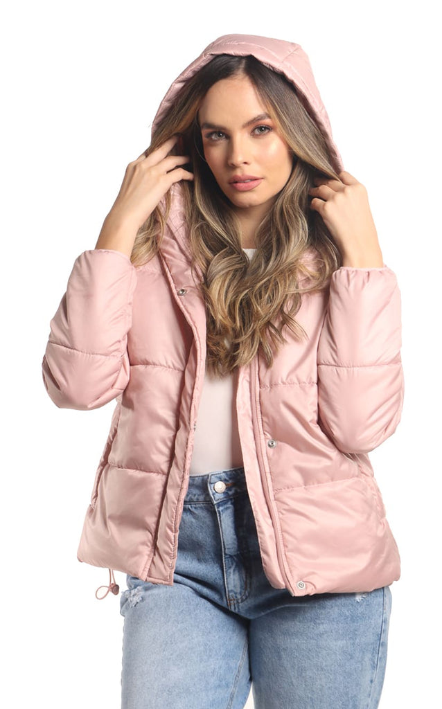 Chaqueta Rosa Acolchada - Navissi Clothing ♡