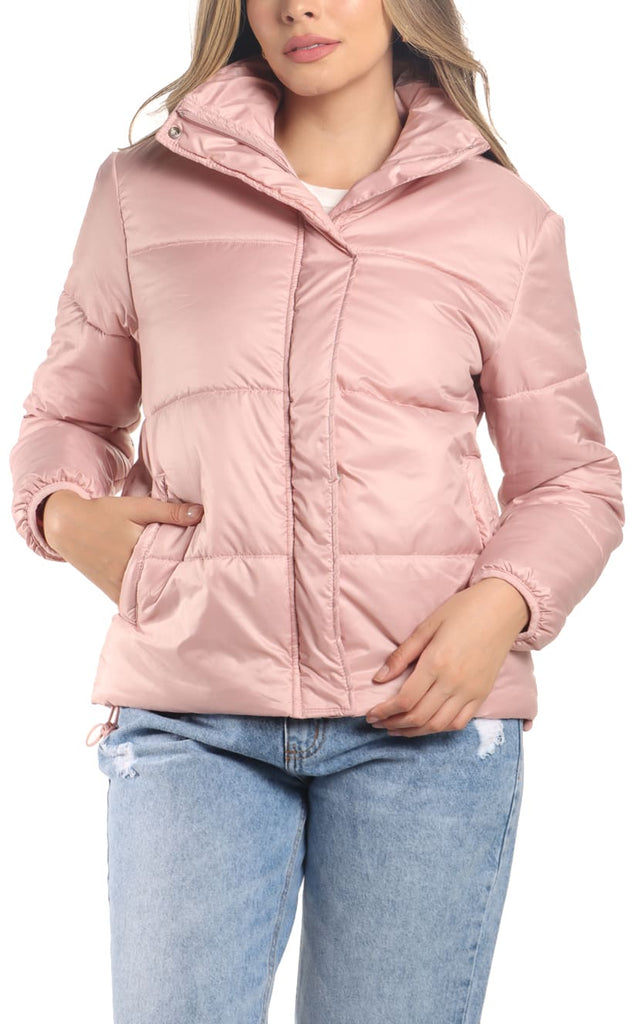 Chaqueta Rosa Acolchada - Navissi Clothing ♡