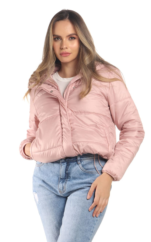 Chaqueta Rosa Acolchada - Navissi Clothing ♡