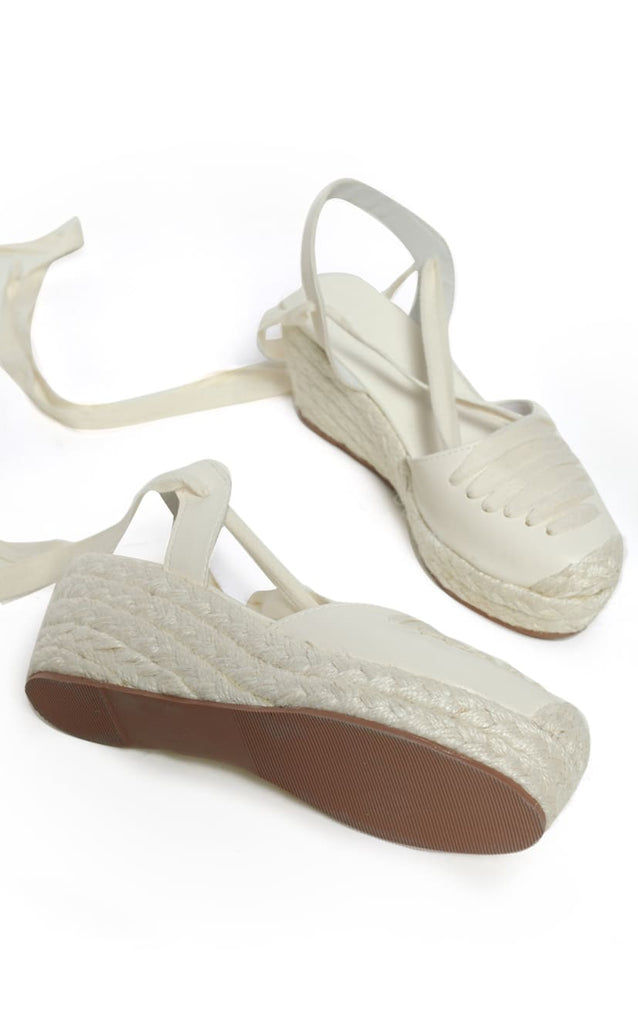 Espadrilas Marfil Plataforma - Navissi Clothing ♡