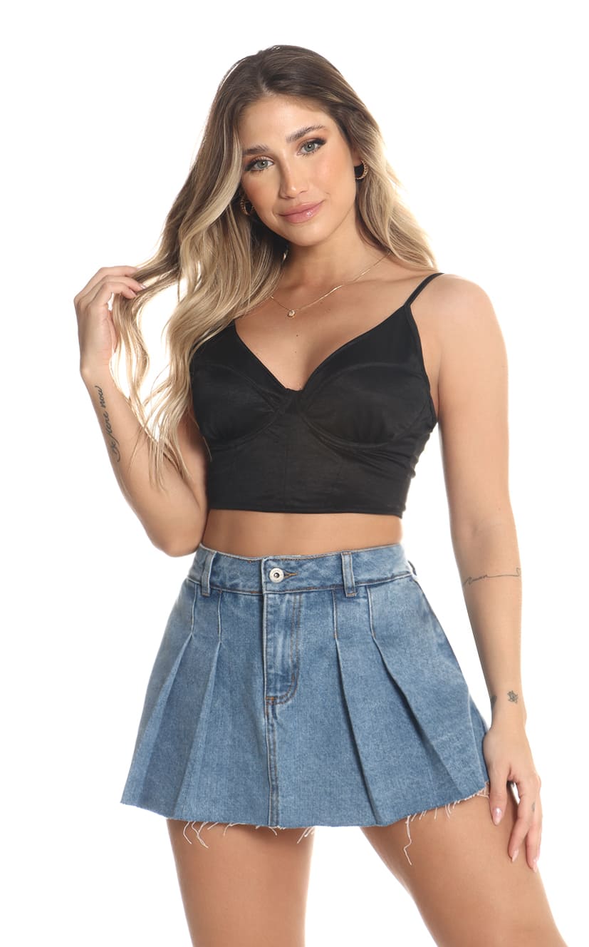Falda Short Denim