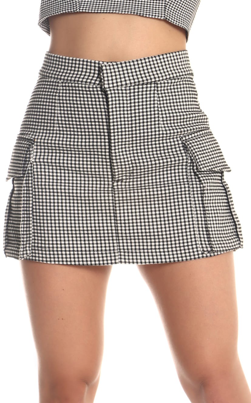 Falda Short Gallineto Cargo - Navissi Clothing ♡
