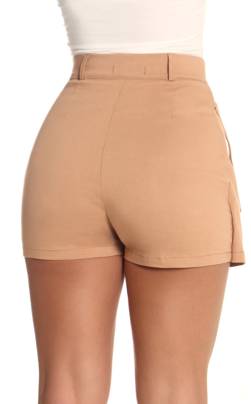 Falda Shorts Caramelo - Navissi Clothing ♡