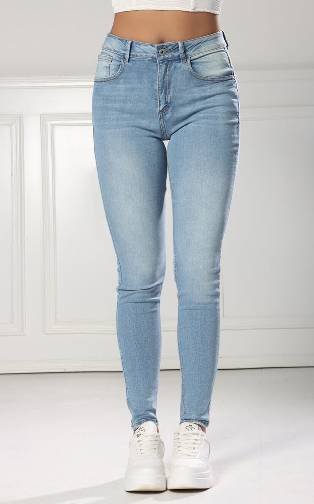 Jean Azul Skinny Clásico - Navissi Clothing ♡